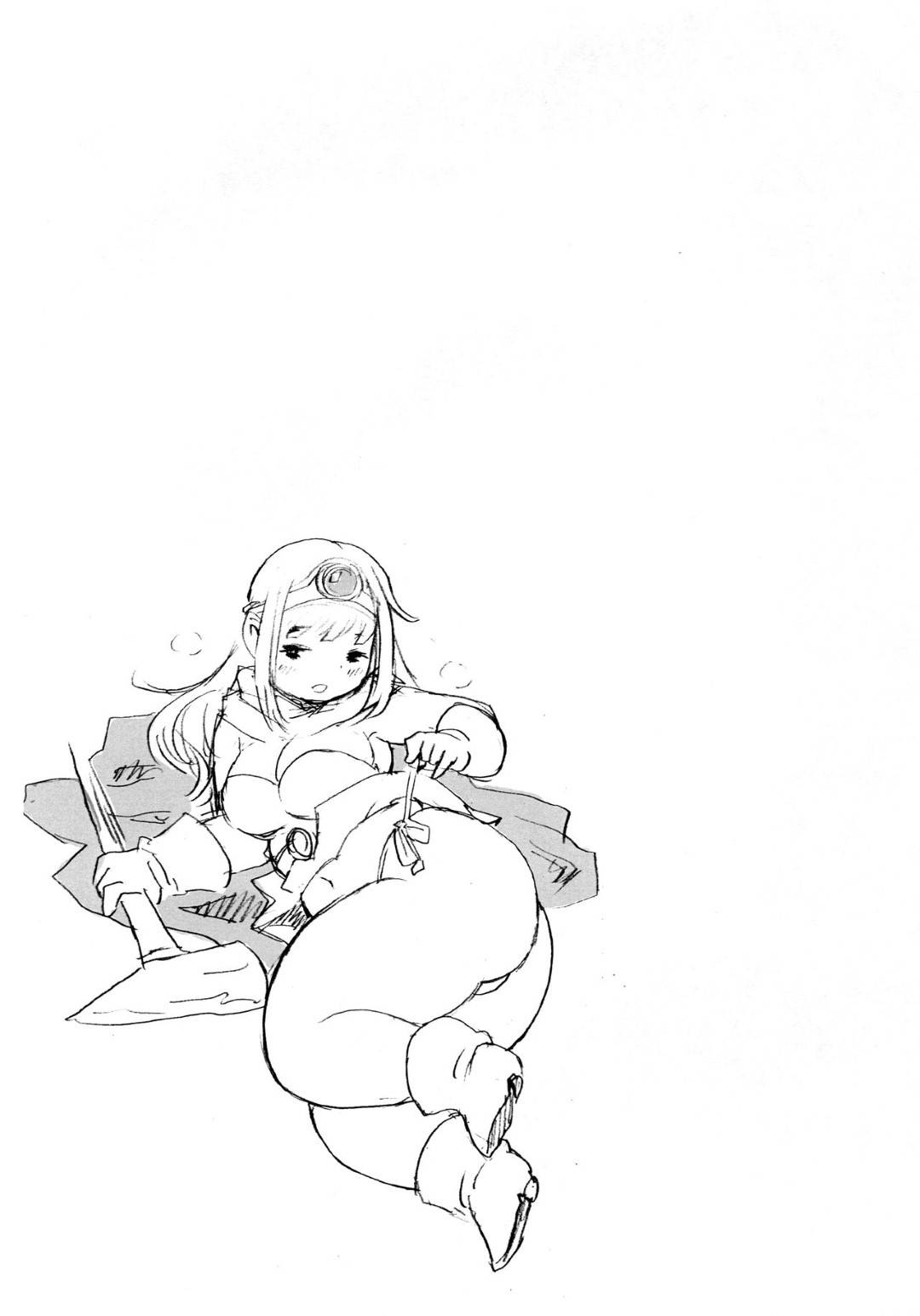 【エロ漫画】囚われの身となってしまったムチムチぽっちゃりな僧侶…彼女は膣にスライムを挿入されたり触手で責められたりと陵辱を受け、立ちバックで中出しセックスまでさせられる。【孤島ビデヲ:僧侶ちゃんの受難と幸福。】